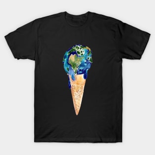 Summer is hot - the earth is melting T-Shirt